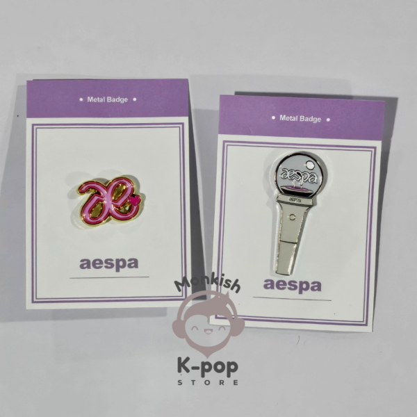 AESPA - METAL BADGE