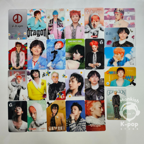BIG BANG G-DRAGON - TRANSPARENT CARD