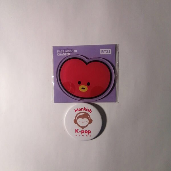 BT21 - FACE ACRYLIC COASTER