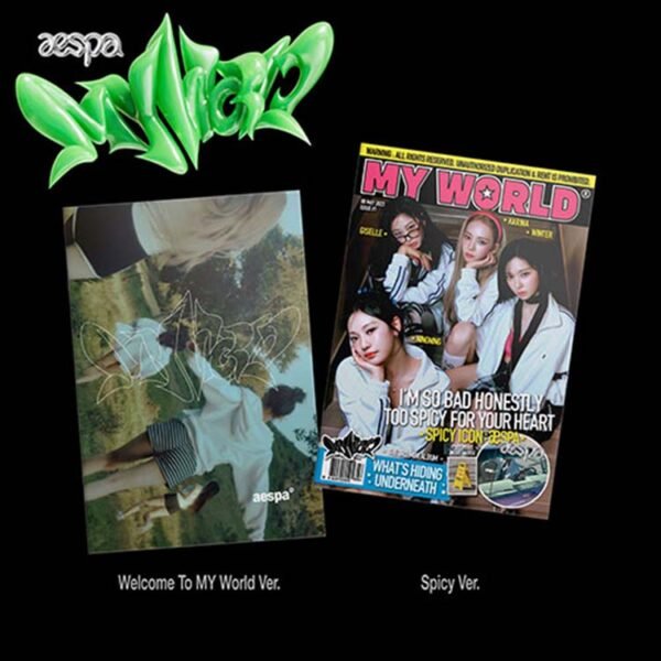 AESPA - MY WORLD ZINE - WELCOME TO MY WORLD - Image 2