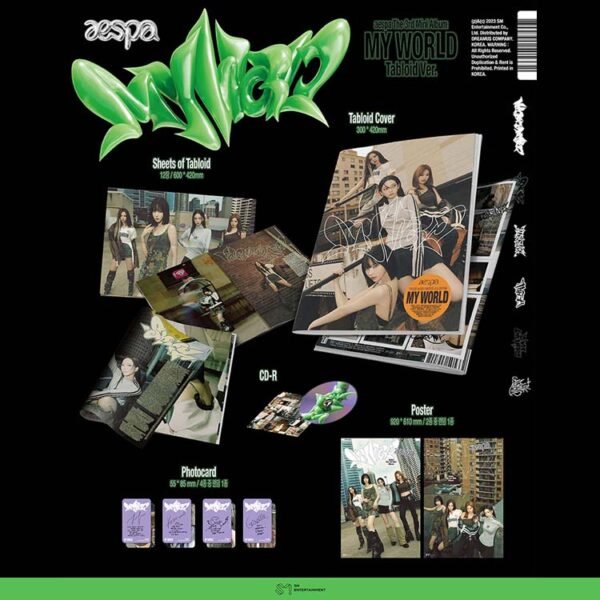 AESPA - MY WORLD - TABLOID - Image 2
