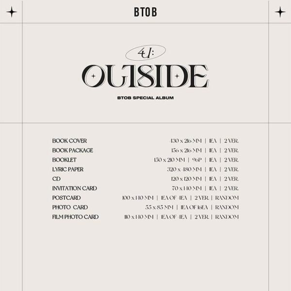 BTOB - 4U OUTSIDE ver SILENCE - Image 2
