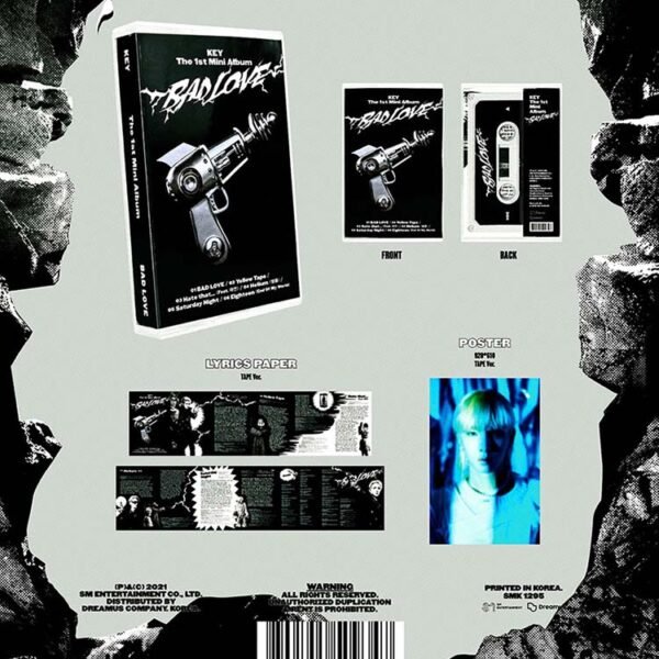 SHINEE KEY - BAD LOVE - TAPE - Image 2