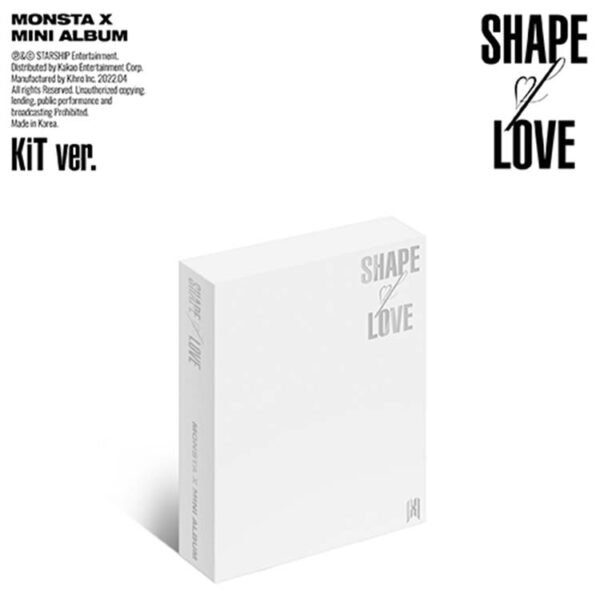 MONSTA X - SHAPE OF LOVE - KIT ALBUM