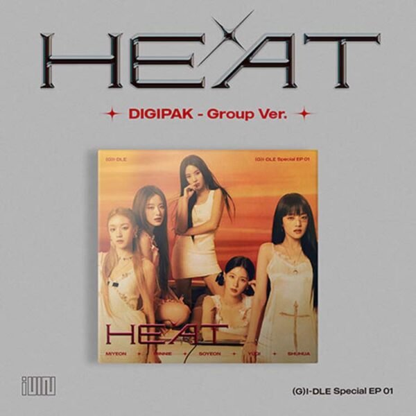 (G)I-DLE - HEAT - DIGIPACK -GRUPAL