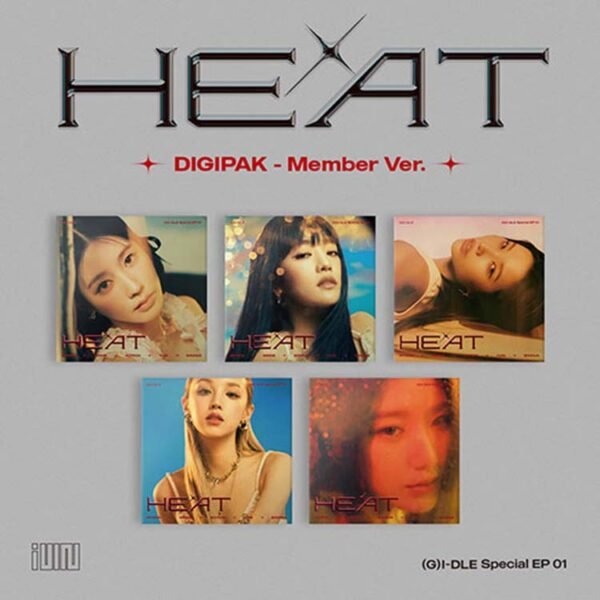 (G)I-DLE - HEAT - DIGIPACK -INDIVIDUAL