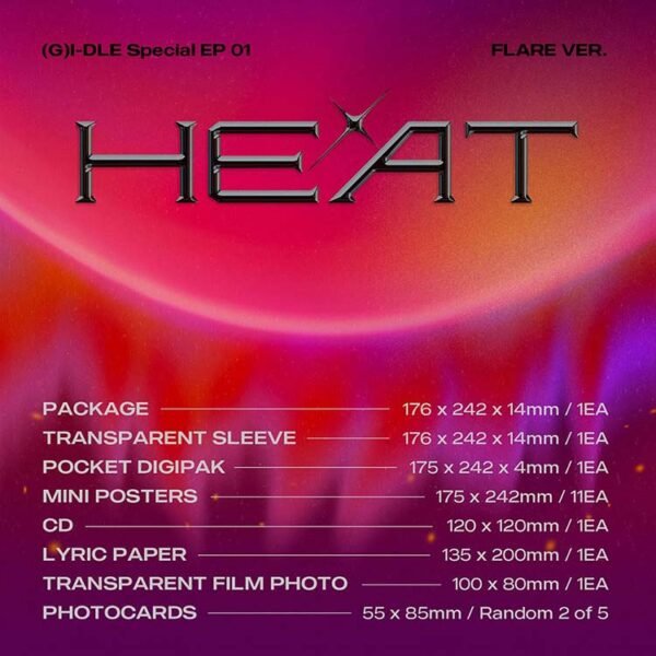 (G)I-DLE - HEAT - FLARE - Image 2