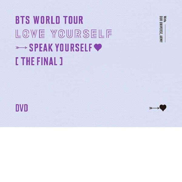 BTS - WORLD TOUR LYS SPEAK YOURSELF THE FINAL DVD - Image 2