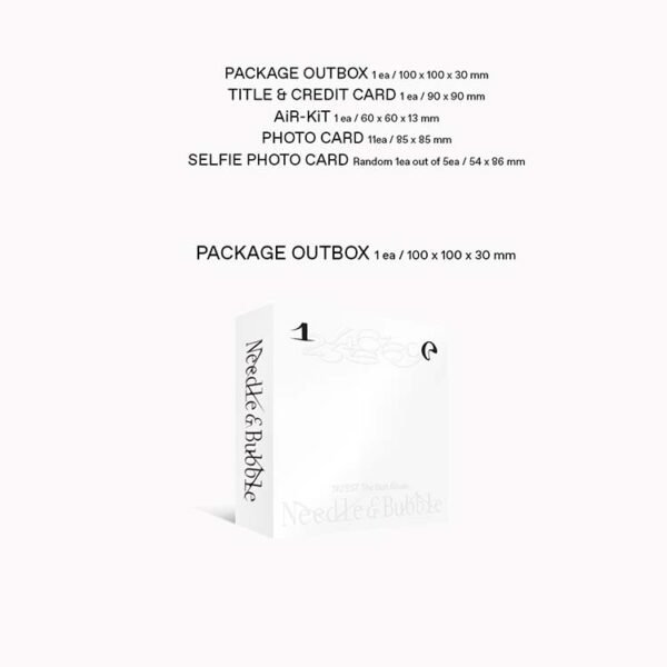 NU`EST - NEEDLE & BUBBLE - KIT ALBUM - Image 2