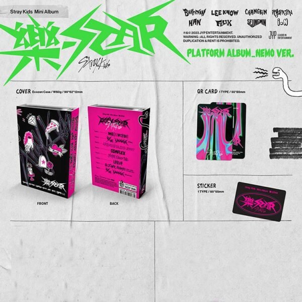 STRAY KIDS - ROCK STAR - NEMO ALBUM - Image 2