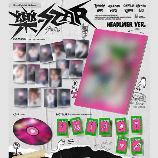 STRAY KIDS - ROCK STAR - HEADLINER - Image 2