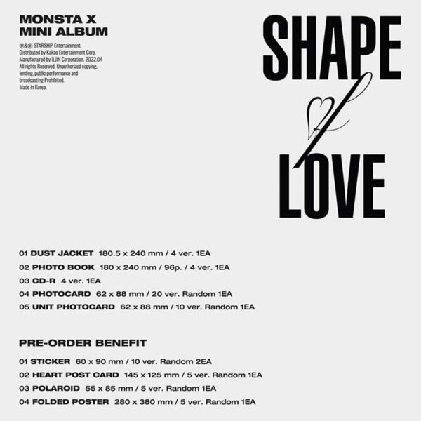 MONSTA X - SHAPE OF LOVE - Image 2