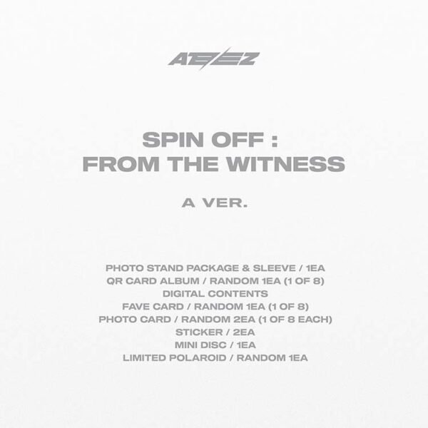 ATEEZ - SPIN OFF: FROM THE WITNESS - POCA ALBUM - Image 2