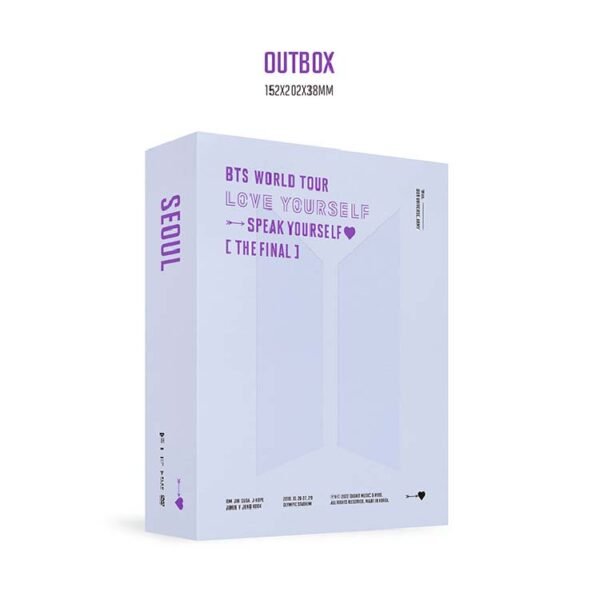 BTS - WORLD TOUR LYS SPEAK YOURSELF THE FINAL DVD - Image 3