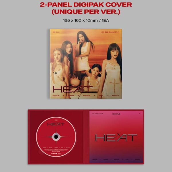 (G)I-DLE - HEAT - DIGIPACK -GRUPAL - Image 3