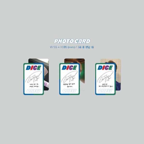 SHINEE ONEW - DICE - DIGIPACK - Image 5