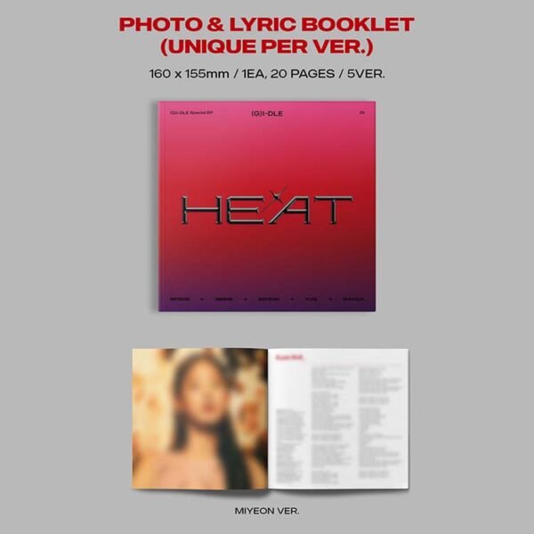 (G)I-DLE - HEAT - DIGIPACK -INDIVIDUAL - Image 4