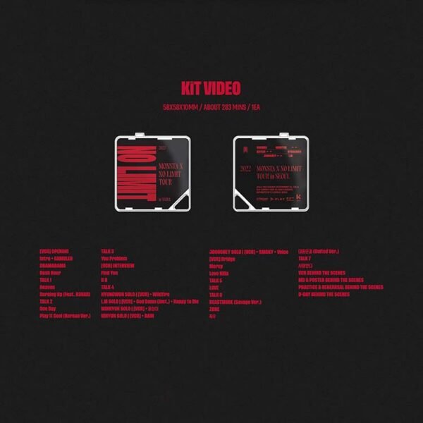 MONSTA X - NO LIMIT TOUR 2022 IN SEOUL KIT VIDEO - Image 4