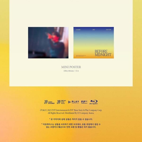 2PM LEE JUNHO - BEFORE MIDNIGHT BLU-RAY - Image 5