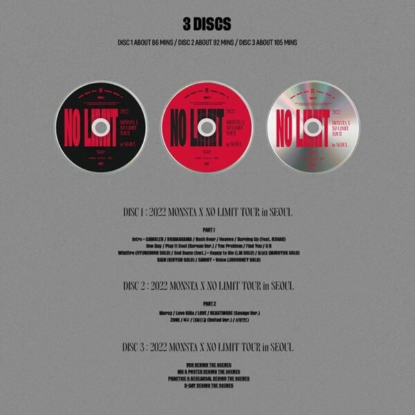 MONSTA X - NO LIMIT TOUR 2022 IN SEOUL DVD - Image 5