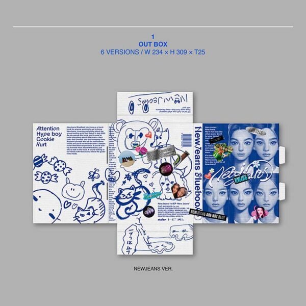 NEWJEANS - 1ST EP NEW JEANS -BLUEBOOK - Image 17