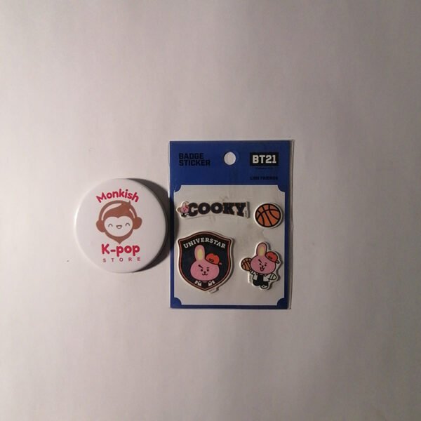 BT21 - BADGE STICKER UNIVERSITY