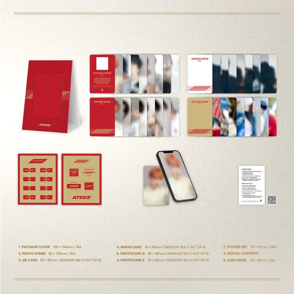ATEEZ - GOLDEN HOUR : Part.1 - POCA ALBUM - Image 2