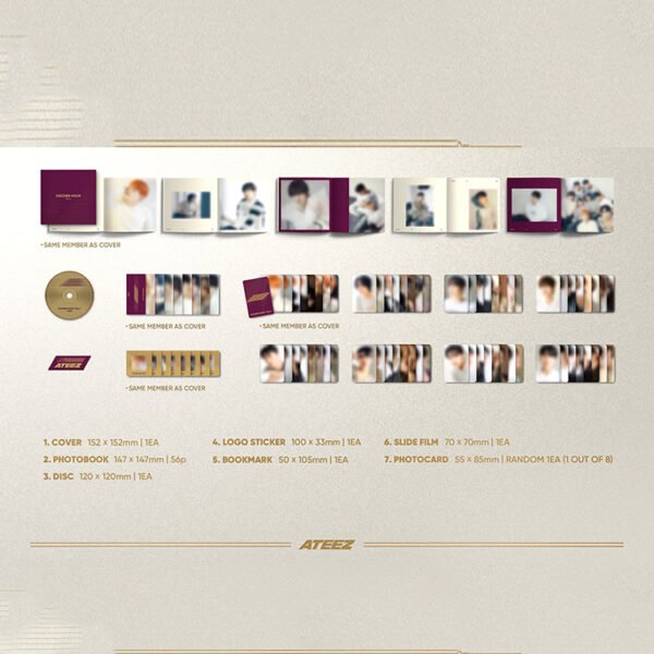ATEEZ - GOLDEN HOUR : Part.1 - DIGIPACK - Image 3