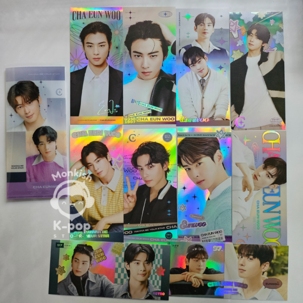 ASTRO CHA EUN WOO - TICKET HOLDER & HOLOGRAM POSTER