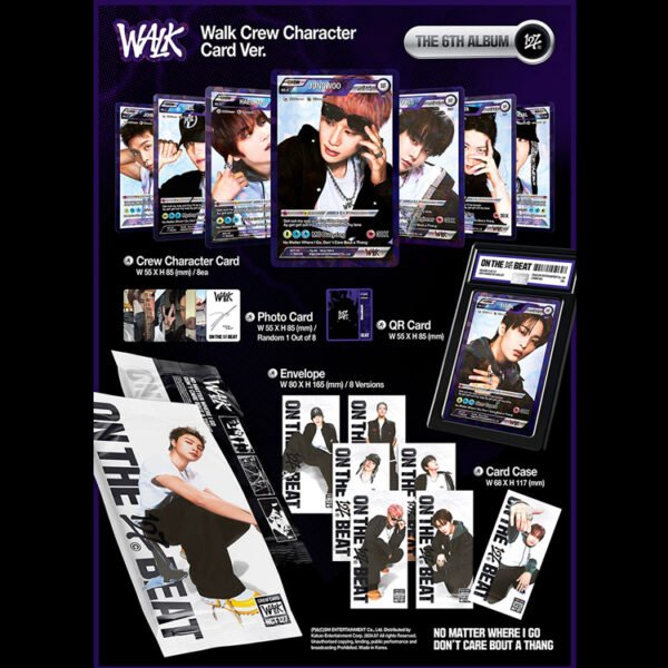 NCT 127 - WALK - WALK CREW CHARACTER CARD - Image 6