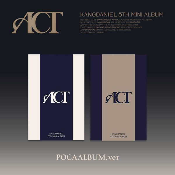 KANG DANIEL - ACT - POCA ALBUM