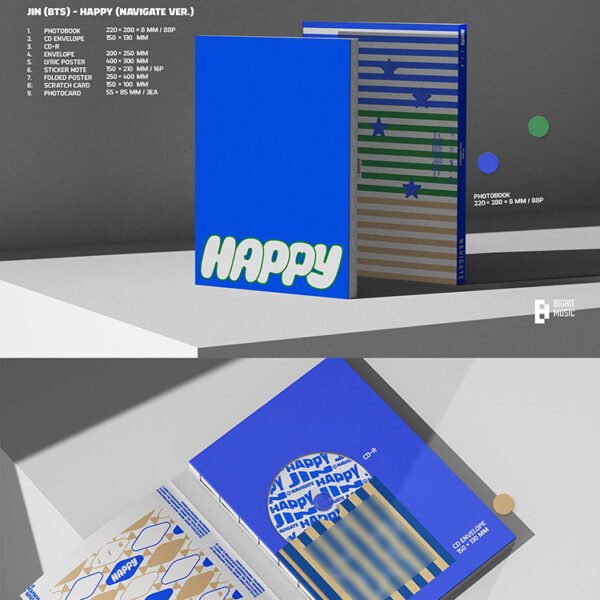 BTS JIN - HAPPY - Image 13