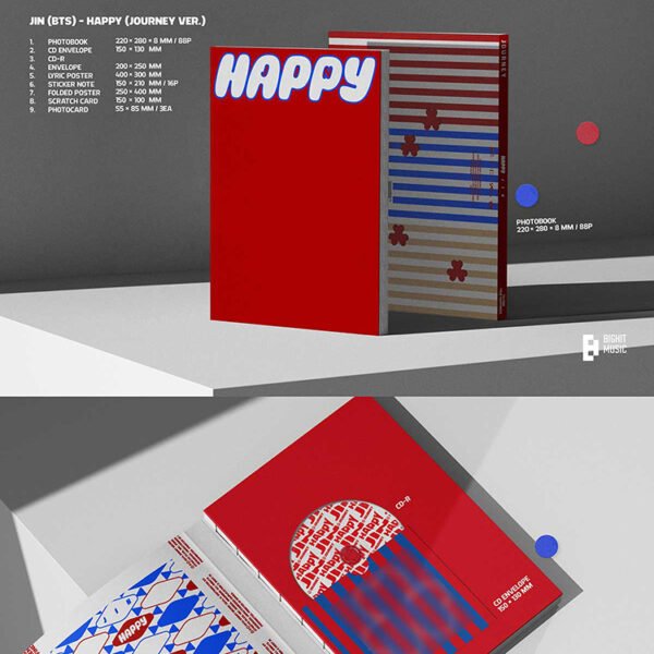 BTS JIN - HAPPY - Image 3