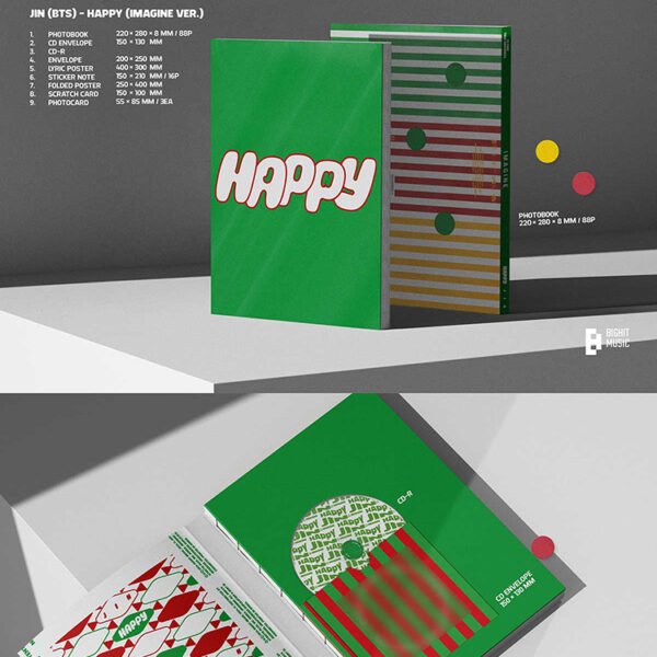 BTS JIN - HAPPY - Image 8