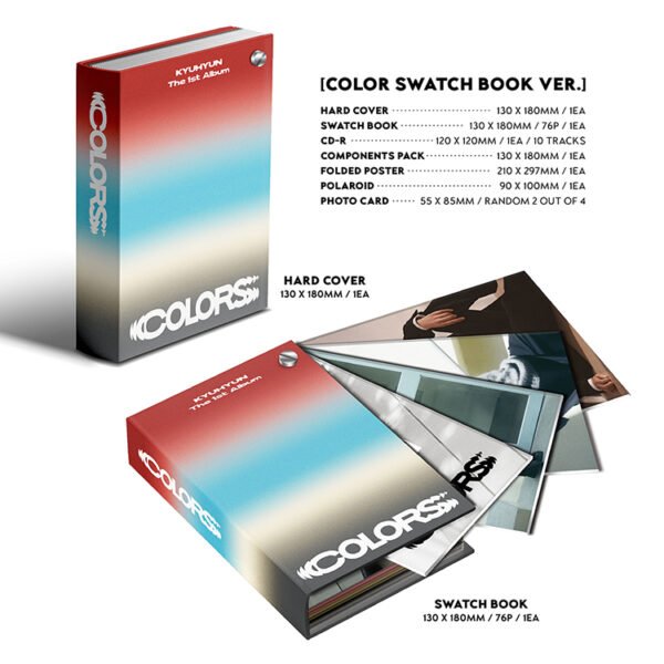 SUPER JUNIOR KYUHYUN - COLORS - COLOR SWATCH BOOK - Image 2