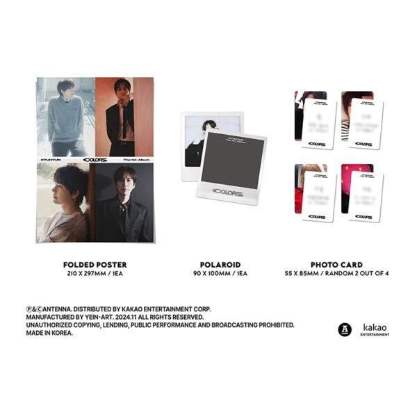 SUPER JUNIOR KYUHYUN - COLORS - COLOR SWATCH BOOK - Image 4