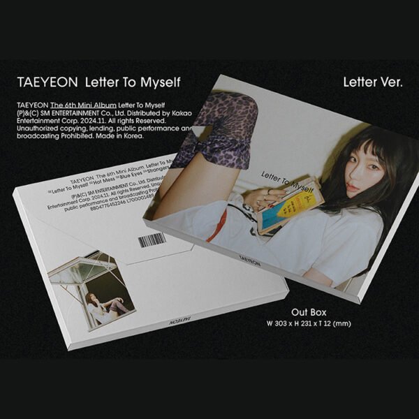 GIRLS GENERATION TAEYEON - LETTER TO MYSELF - LETTER - Image 2