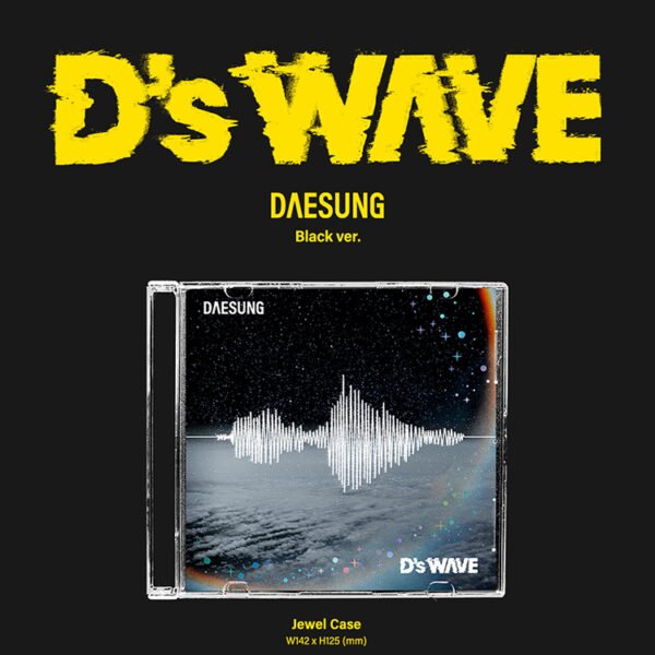 BIG BANG DAESUNG - D'S WAVE - BLACK ver. - Image 2