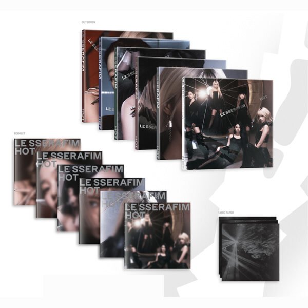 LE SSERAFIM - HOT - COMPACT ( RANDOM ver ) - Image 3