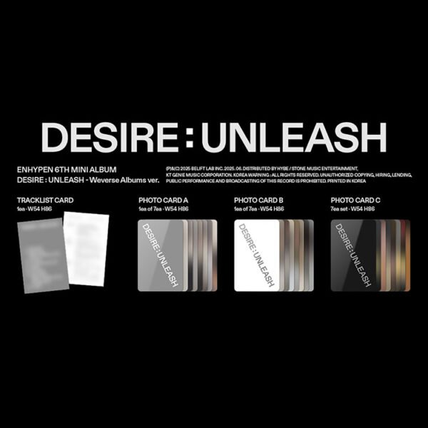 ENHYPEN - DESIRE: UNLEASH - WEVERSE ALBUM - Image 3