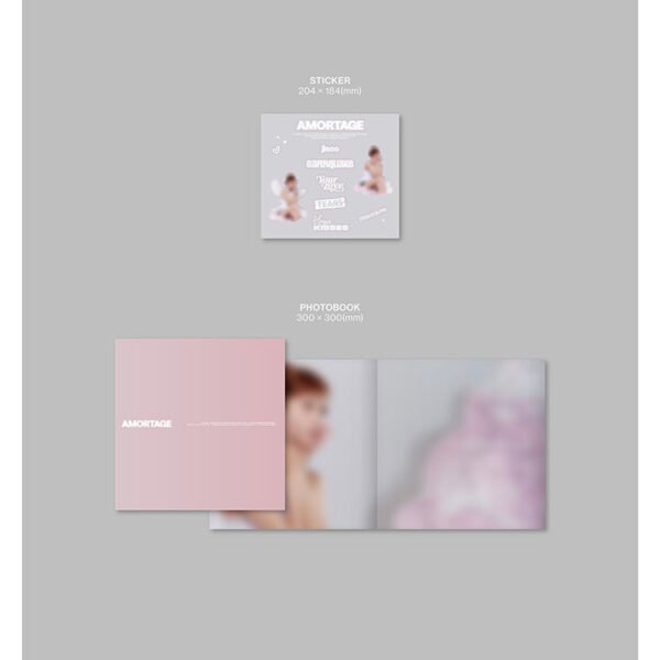 BLACKPINK JISOO - AMORTAGE - VINYL PINK ver. - Image 4