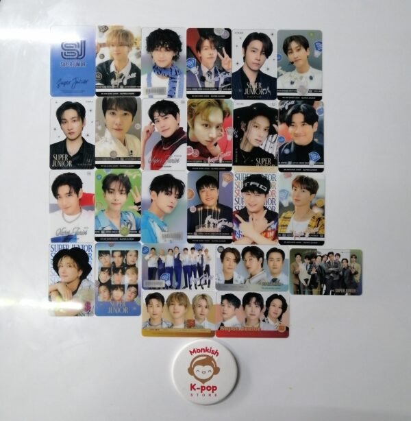 SUPER JUNIOR - TRANSPARENT CARD