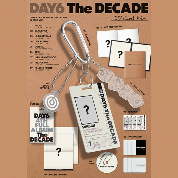 DAY6 - The DECADE - ID CARD - Image 2