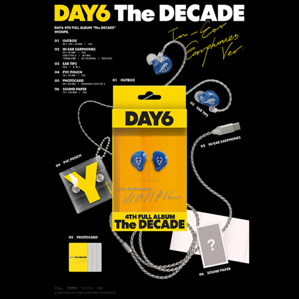 DAY6 - The DECADE - IN-EAR EARPHONE - Image 4