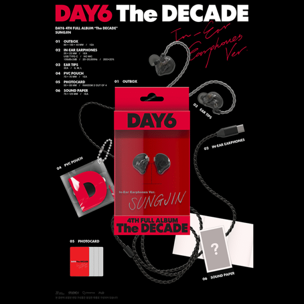 DAY6 - The DECADE - IN-EAR EARPHONE - Image 3