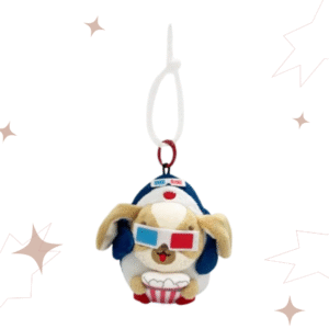 MOVIE NIGHT WITH WESLEY - DOLL KEYCHAIN