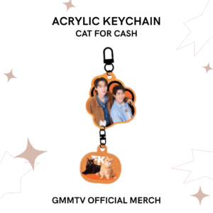 CAT FOR CASH - ACRYLIC KEYCHAIN