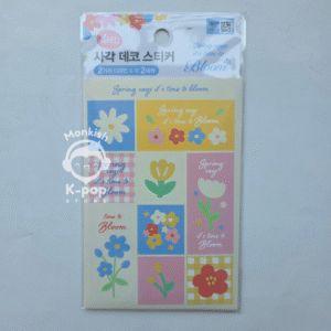SPRING SAYS IT'S TIME TO BLOOM - MAIL STICKERS