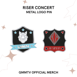 RISER CONCERT: THE FIRST RISE - METAL LOGO PIN