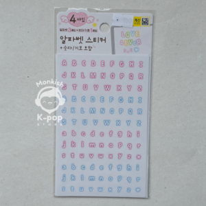 BLUR ALPHABET - STICKERS